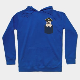 Pirate Pug Pocket Hoodie